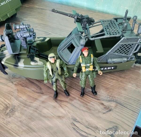 Figuras de acci&oacute;n: Barco militar Chap Mei Soldier Force + 2 figuras