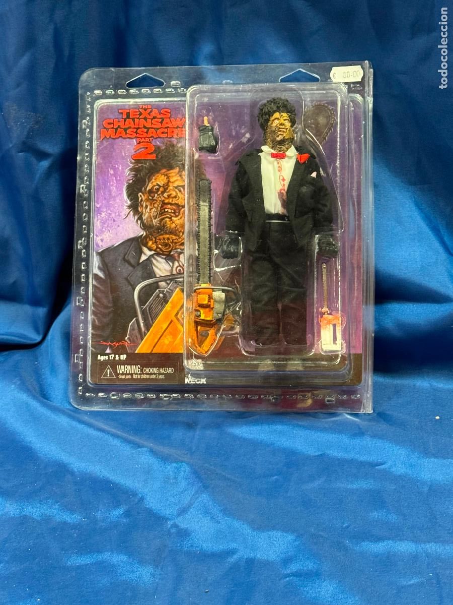 Figuras de acci&oacute;n: FIGURA DE COLECCI&Oacute;N LEATHERFACE - THE TEXAS CHAINSAW MASSACRE PART 2 (NECA) - NUEVA EN BL&Iacute;STER