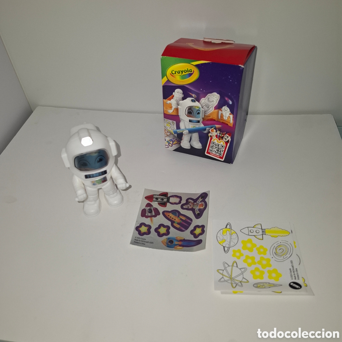 Figuras de acci&oacute;n: FIGURA DE CRAYOLA PROMOCIONAL HAPPY MEAL MCDONALD'S PREMIUM MCDONALDS 2021 ASTRONAUTA