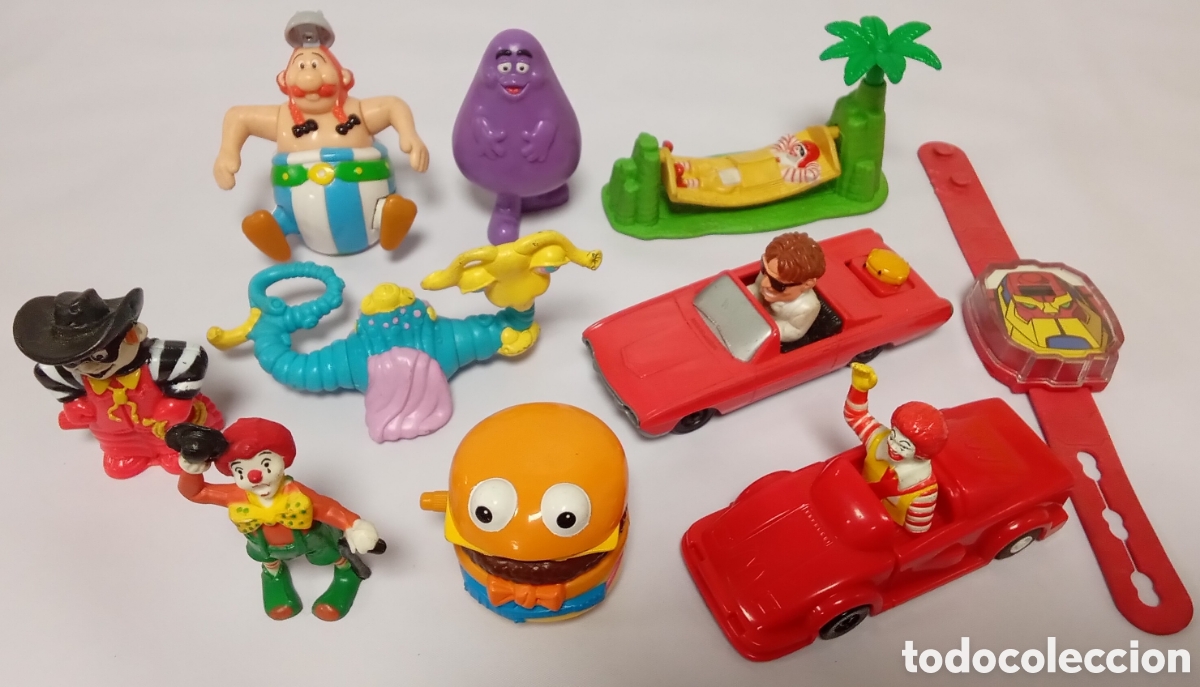 Figuras de acci&oacute;n: Lote Figuras Promocionales McDonald's A&ntilde;os 90