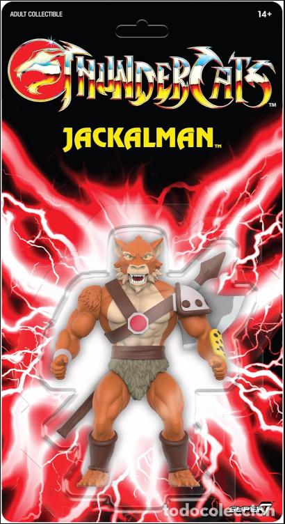 Figuras de acci&oacute;n: Super7 Vintage Thundercats Jackalman - Figura de acci&oacute;n de Thundercats de 5.5 Pulgadas con Accesorio