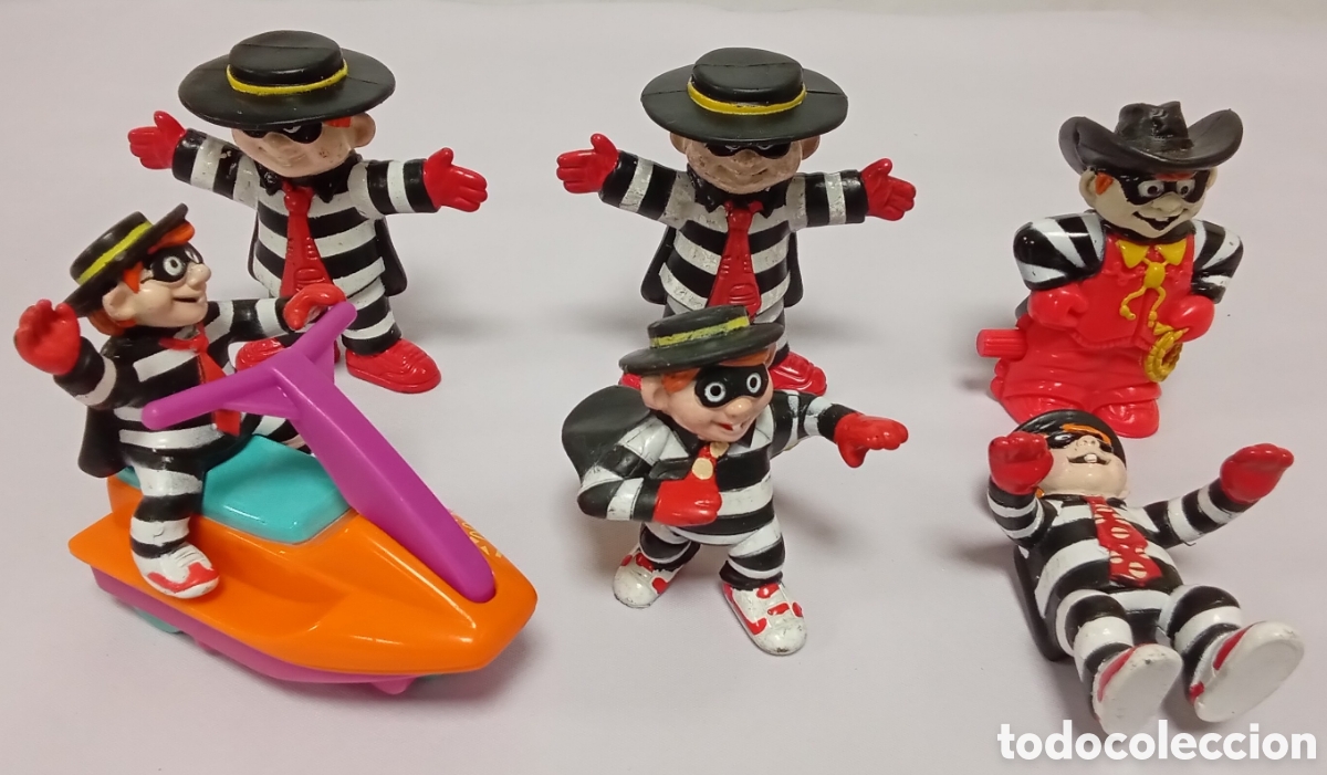 Figuras de acci&oacute;n: Lote Figuras Hamburglar Promocionales McDonald's A&ntilde;os 90