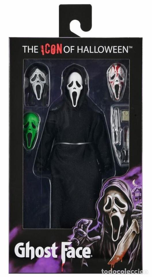 Figuras de acci&oacute;n: Ghost Face - 20 cms - Scream - Icon Of Halloween - Neca