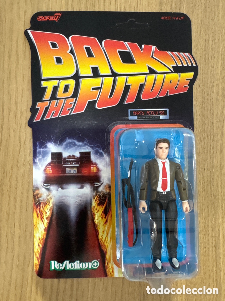 Figuras de acci&oacute;n: Figura Marty Mcfly 55 Regreso Al Futuro ReAction+ Super7