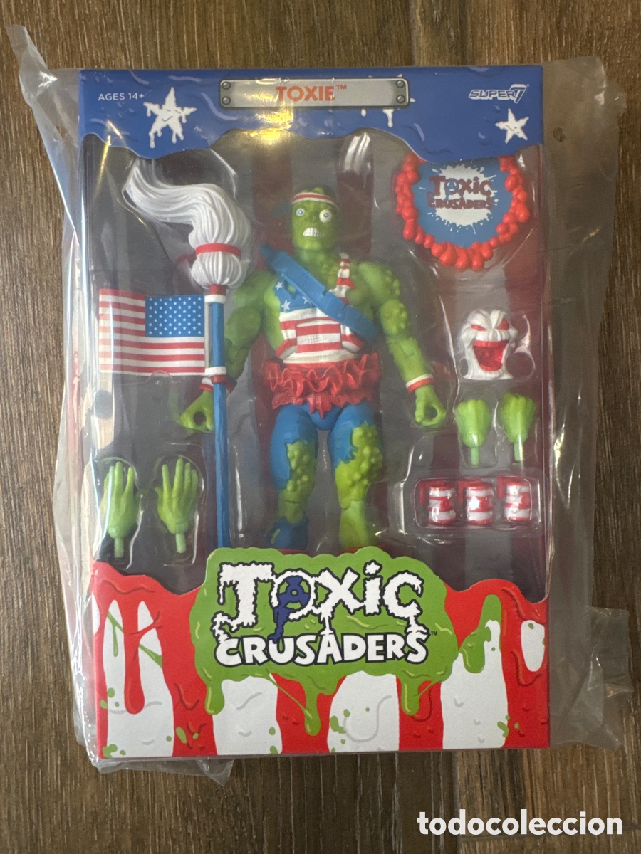 Figuras de acci&oacute;n: Figura Ultimates Toxie Toxic Crusaders Vintage Toy America Super7