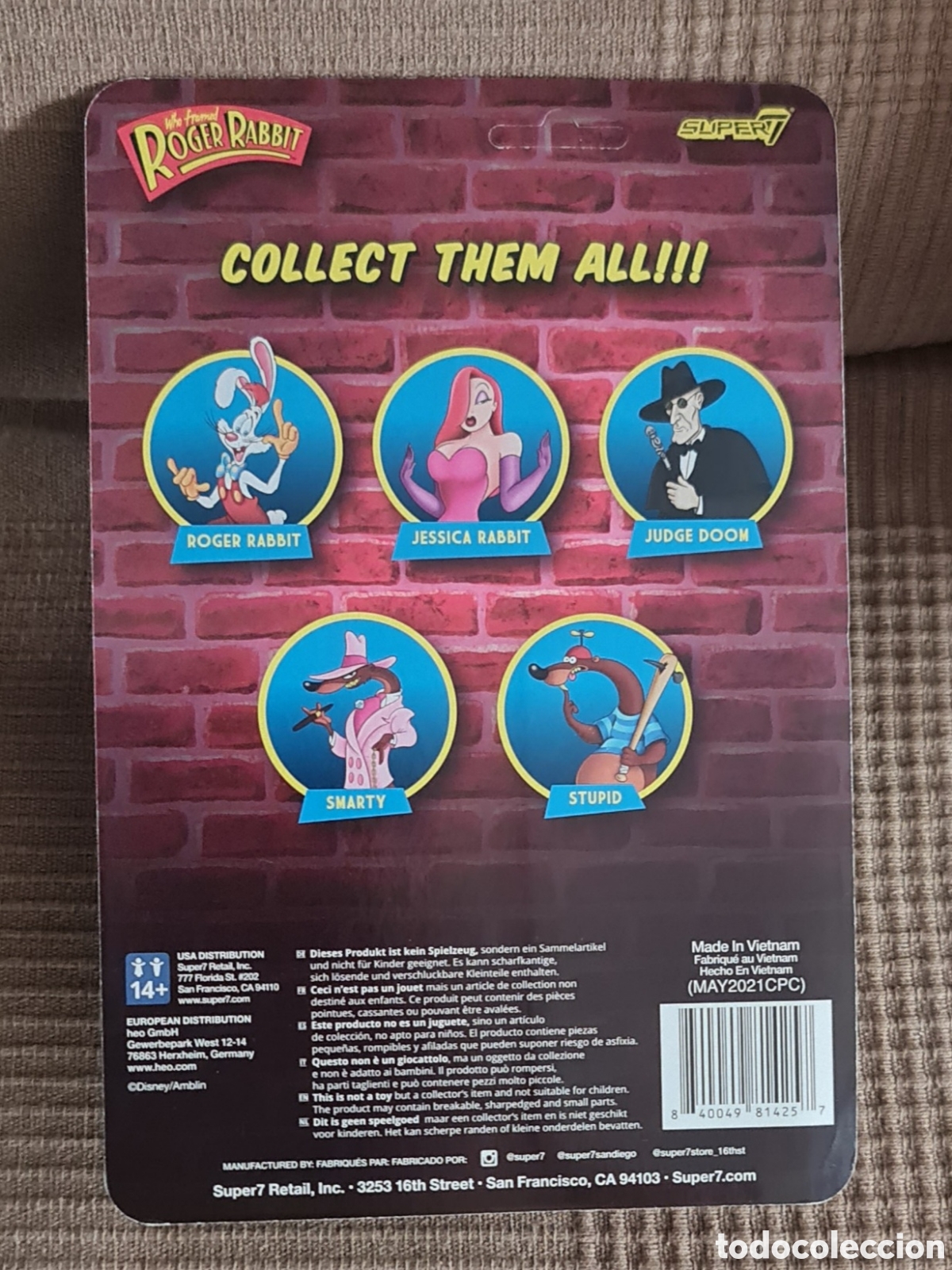 Figuras de acci&oacute;n: Who Framed Roger Rabbit Roger Rabbit ReAction Figures - 3.75&rdquo; - Foto 2
