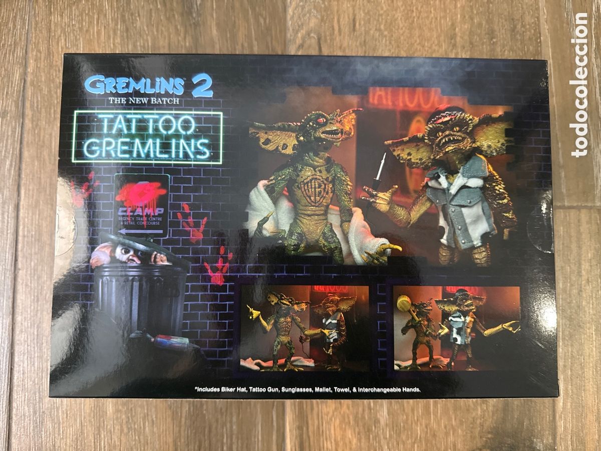 Figuras de acci&oacute;n: Pack 2 Figuras Tattoo Gremlins 2 Neca - Foto 2