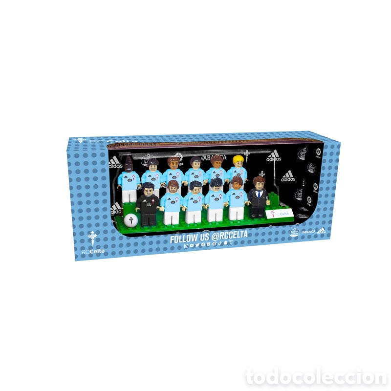 Figuras de acci&oacute;n: Eleven Force Brick Team RC Celta 16041 Set de Figuras Coleccionables Articuladas (Compatible Lego)