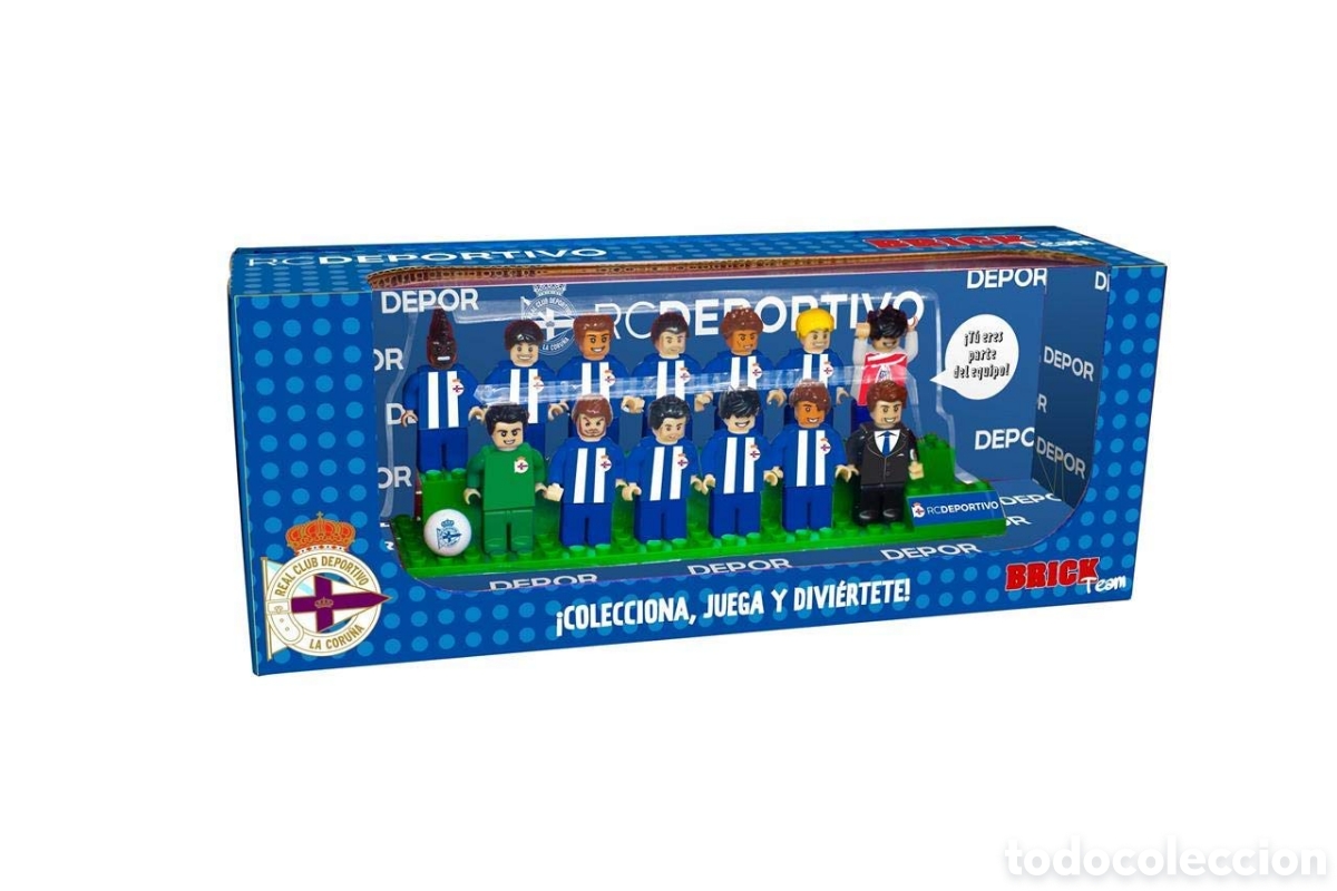 Figuras de acci&oacute;n: Eleven Force Brick Team Deportivo de La Coru&ntilde;a 12159 Set de Figuras Coleccionables (Compatible Lego)
