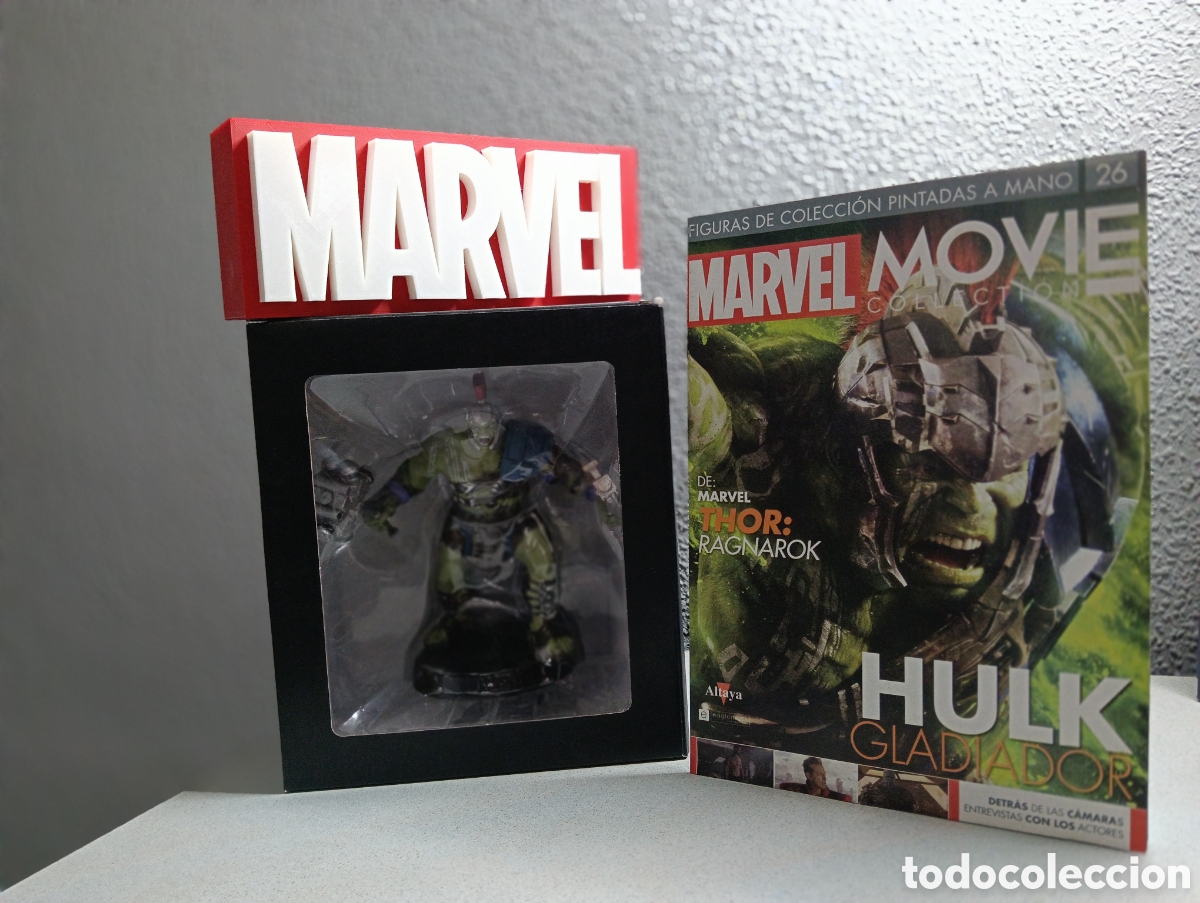 Figuras de acci&oacute;n: Figura colecci&oacute;n Marvel Hulk gladiador XL