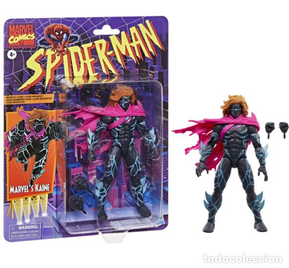 Figuras de acci&oacute;n: Figura Marvel Legends Kaine Spider-Man Retro
