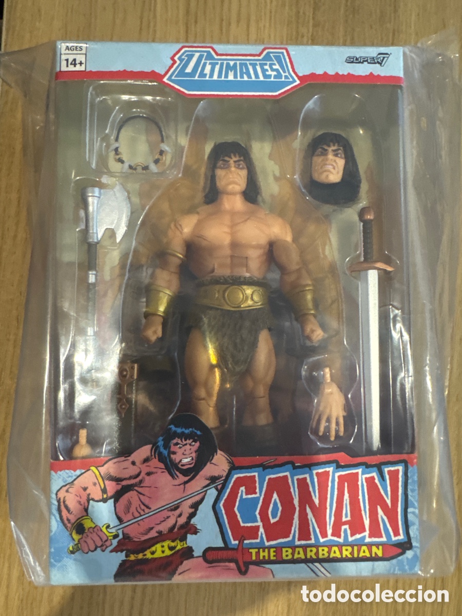 Figuras de acci&oacute;n: Figura Conan El B&aacute;rbaro Ultimates Super7