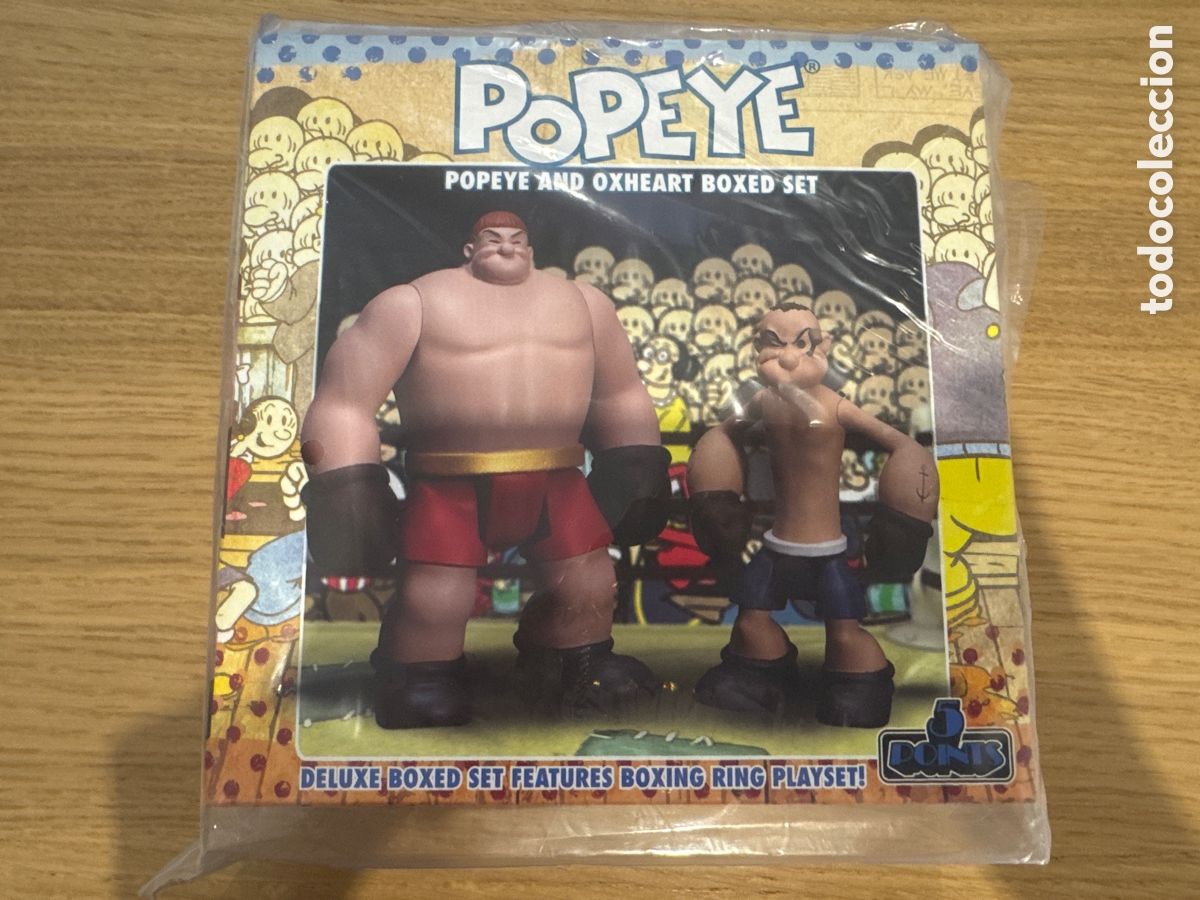 Figuras de acci&oacute;n: Set Popeye y Oxheart Ring Playset Figuras de Acci&oacute;n Mezco