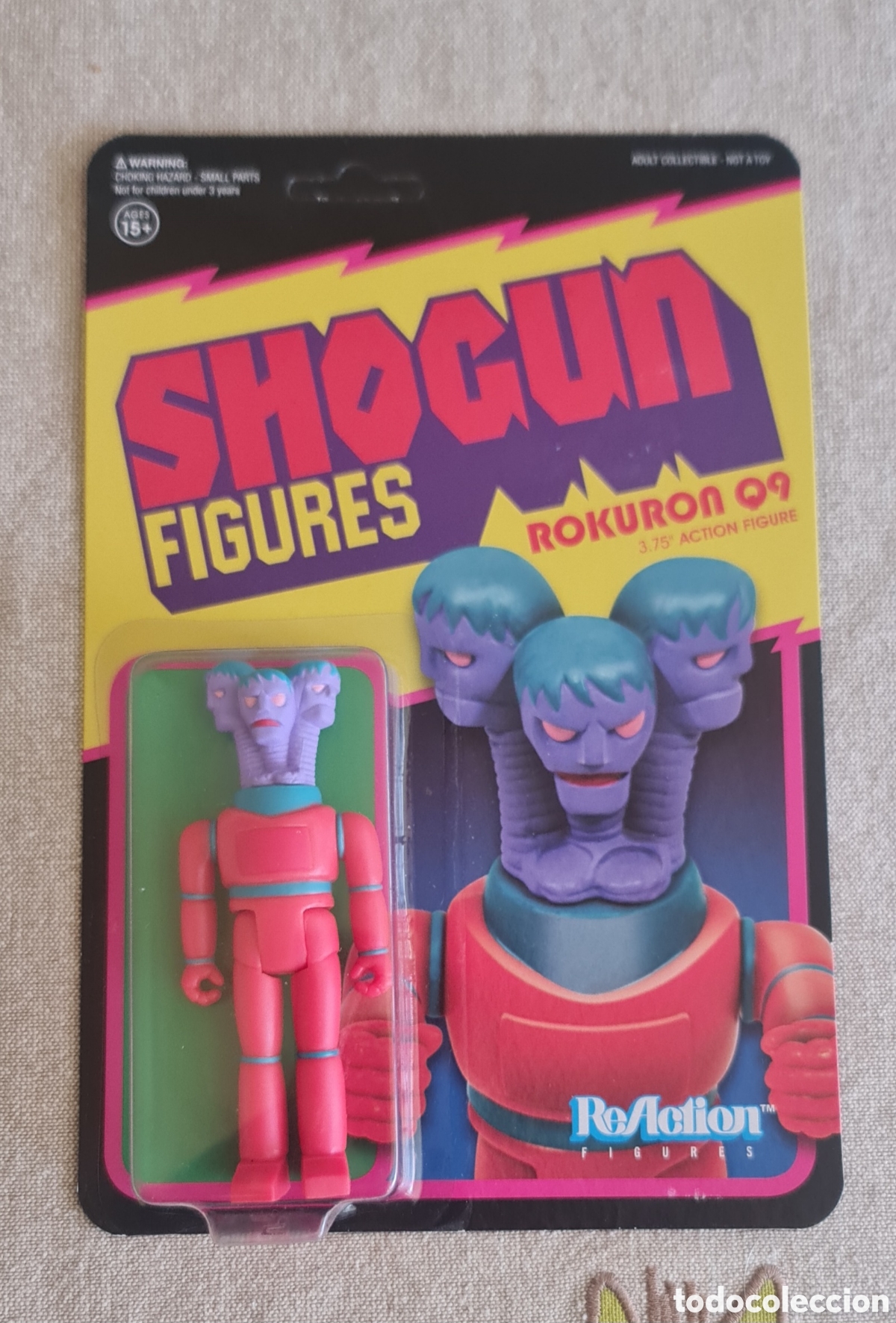 Figuras de acci&oacute;n: Rokuron Q9 Shogun Warriors Super7 Action Figure Reaction 3.75&rdquo;
