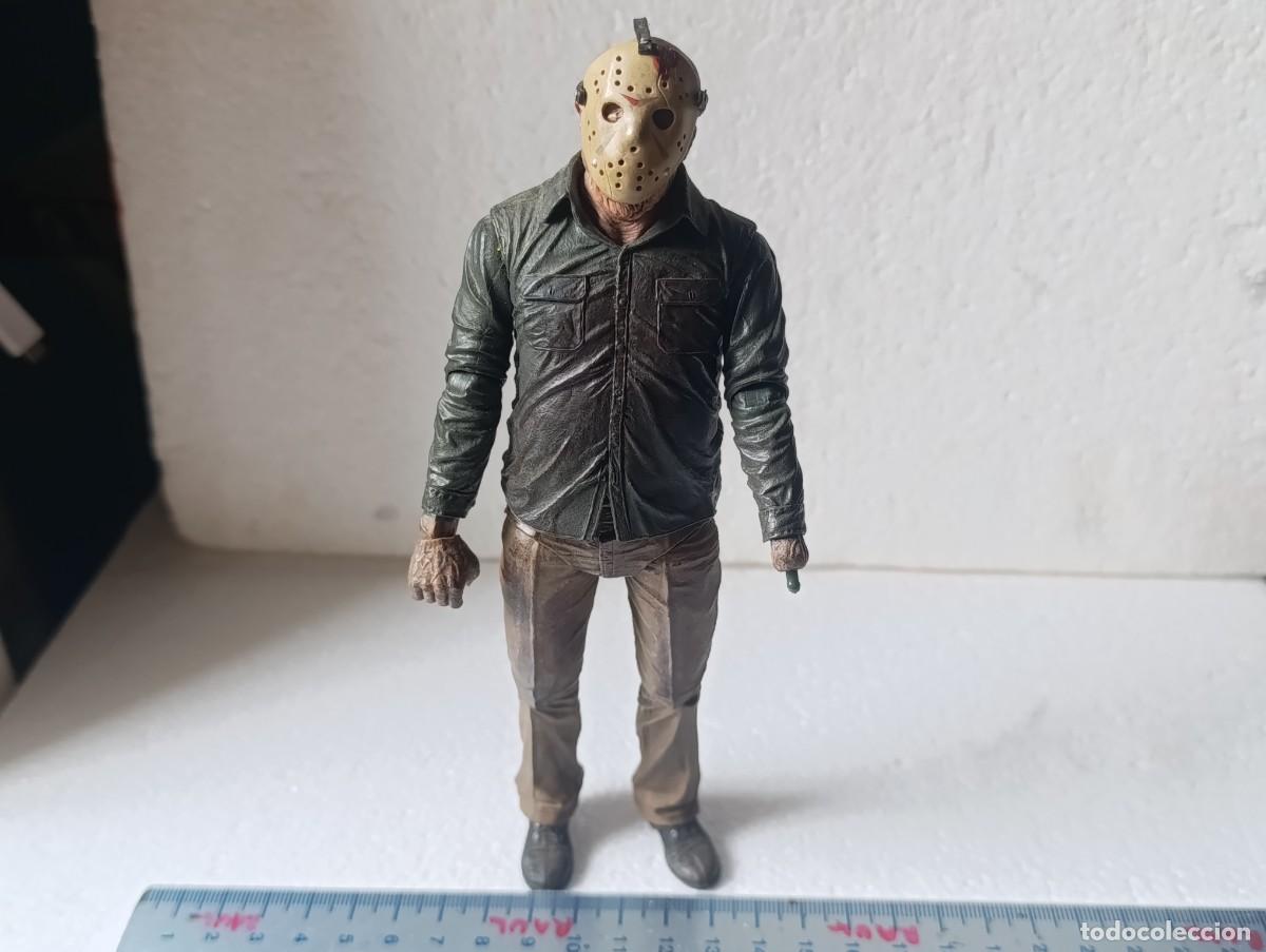 Figuras de acci&oacute;n: FIGURA PVC - JASON VOORHEES - VIERNES 13 - NECA 2012 ( LE FALTA UNA MANO )- MU&Ntilde;ECO