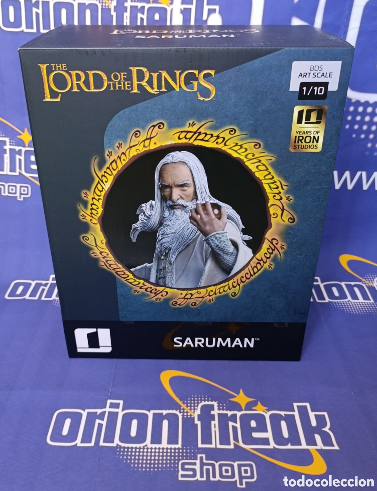 Figuras de acci&oacute;n: Iron Studios Saruman Art Scale 1/10