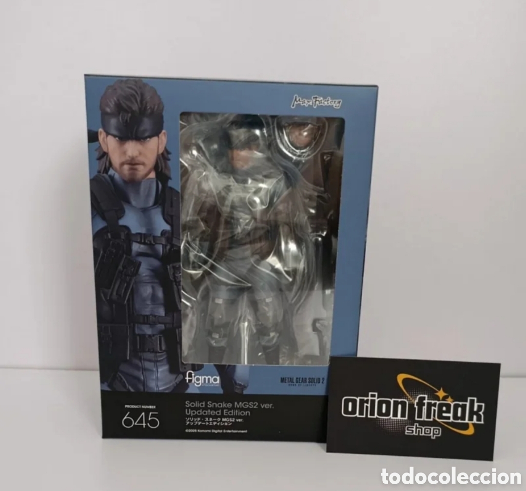 Figuras de acci&oacute;n: Figma Solid Snake Metal Gear Solid 2 Updated Edition Versi&oacute;n