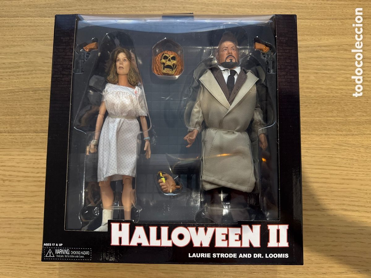 Figuras de acci&oacute;n: Pack Figuras Doctor Loomis y Laurie Strode Halloween 2 Neca
