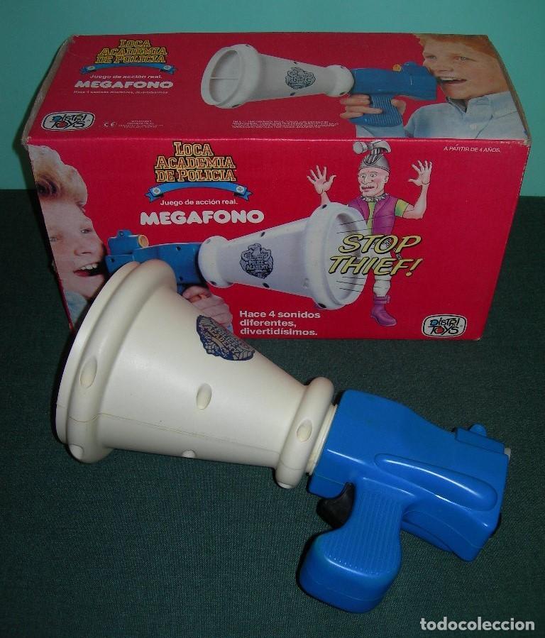 Figuras de acci&oacute;n: RARO MEG&Aacute;FONO DE LA SERIE LOCA ACADEMIA DE POLIC&Iacute;A - SIN USO EN CAJA ORIGINAL - DISTRI TOYS -