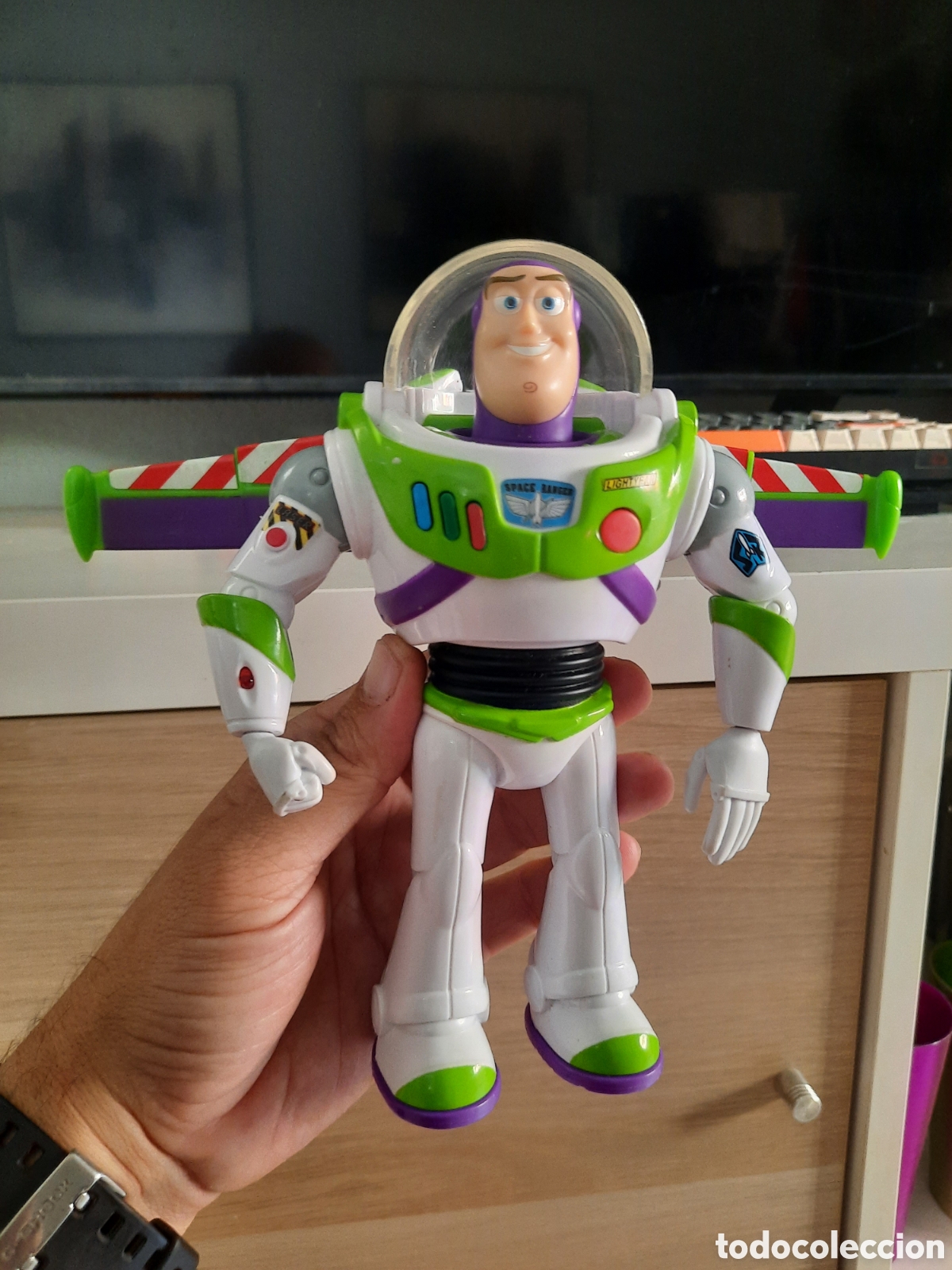 Figuras de acci&oacute;n: Mu&ntilde;eco Buzz Lightyear Toy Story Disney Pixar - Sonidos y Movimiento en Espa&ntilde;ol