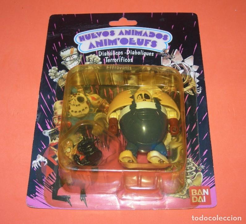 Figuras de acci&oacute;n: HUEVO ANIMADO DIAB&Oacute;LICO / TERROR&Iacute;FICO - FIGURA MONSTRUO - NUEVO EN BLISTER SIN ABRIR - BANDAI -