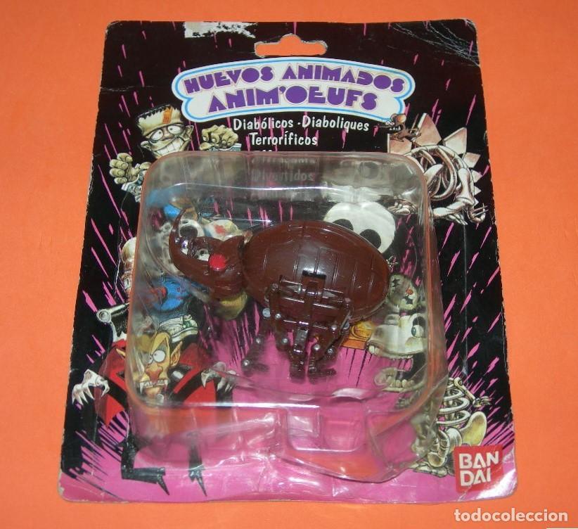Figuras de acci&oacute;n: HUEVO ANIMADO DIAB&Oacute;LICO / TERROR&Iacute;FICO - FIGURA BEATLE - NUEVO EN BLISTER SIN ABRIR - BANDAI -