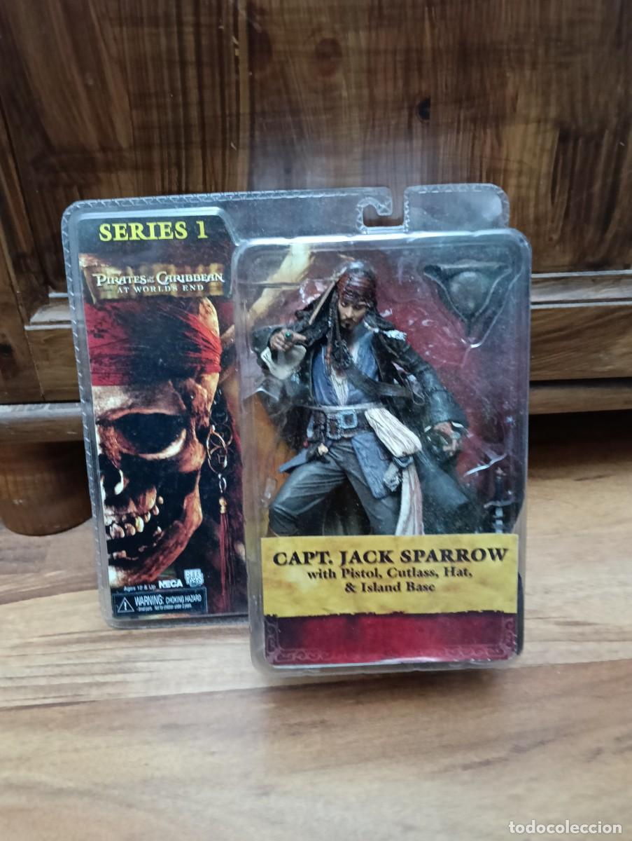 Figuras de acci&oacute;n: Figura Jack Sparrow Neca piratas del caribe 18 cm