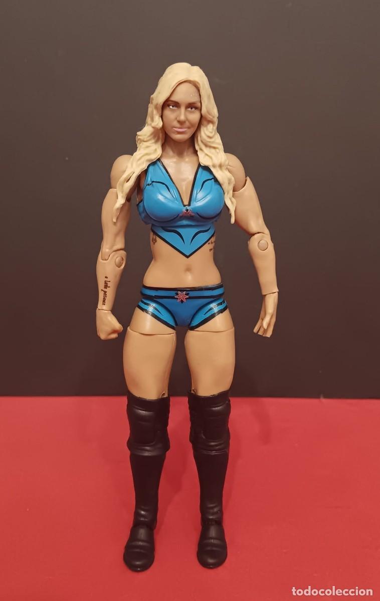 Figuras de acci&oacute;n: FIGURA PRESSING CATCH WWE WWF WRESTLING CHARLOTTE FLAIR MATTEL