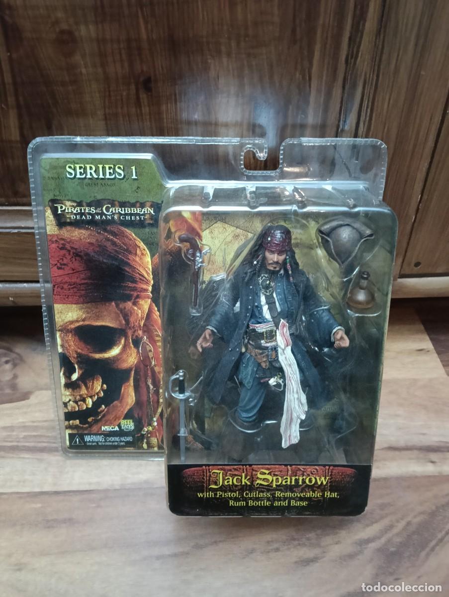 Figuras de acci&oacute;n: Figura Jack Sparrow series 1 piratas del caribe neca 18 cm