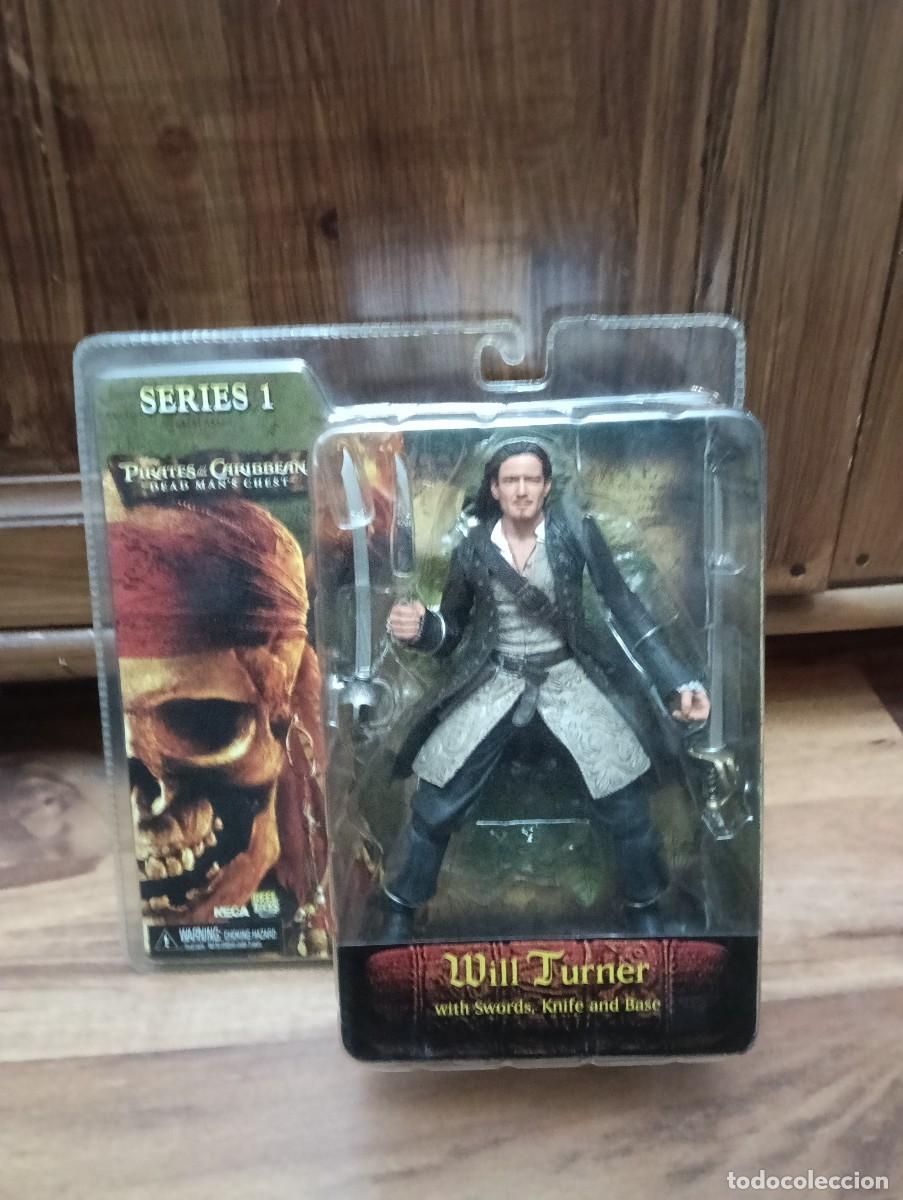 Figuras de acci&oacute;n: Figura Will Turner series 1 piratas del caribe neca 18 cm