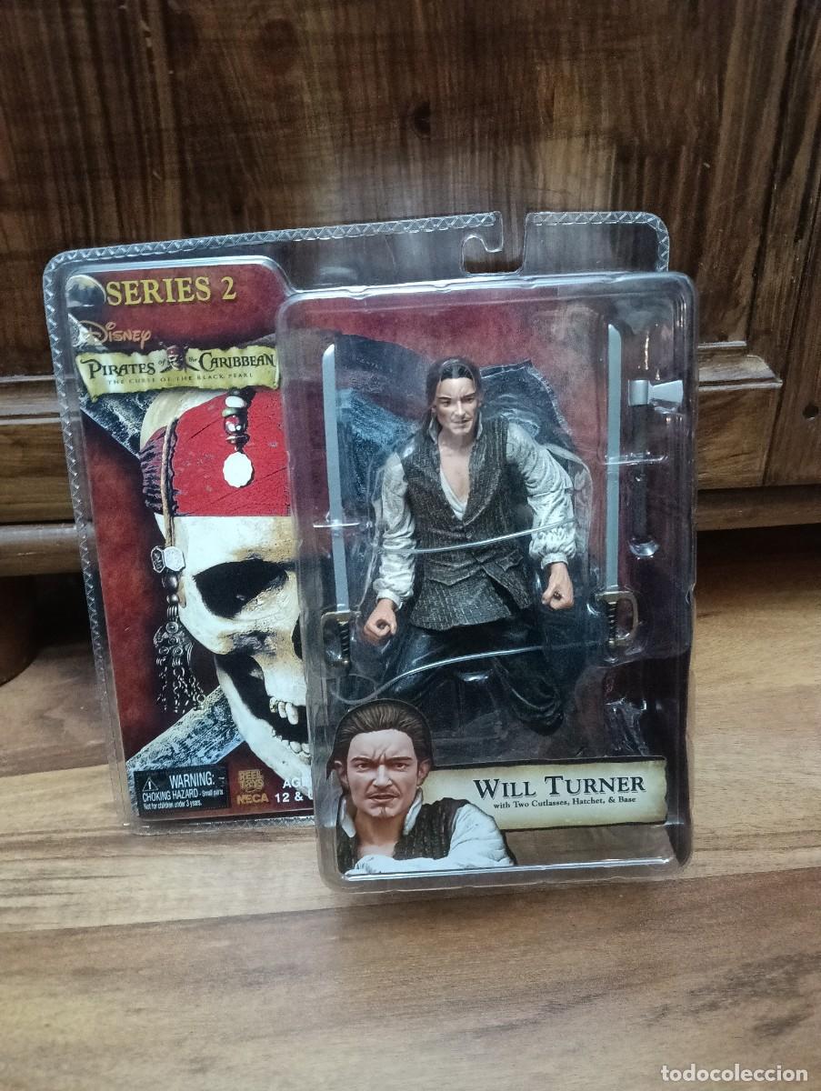 Figuras de acci&oacute;n: Figura Will Turner series 2 piratas del caribe neca 18 cm