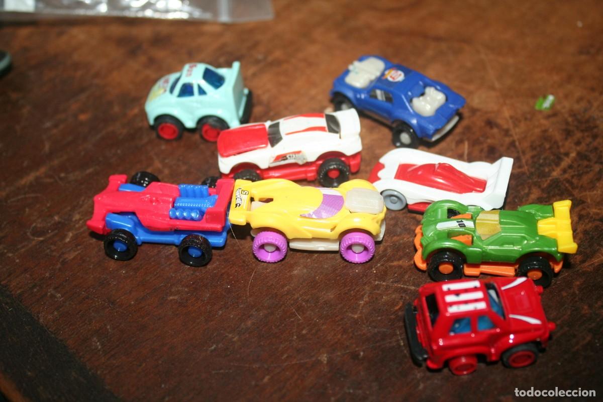 Figuras de acci&oacute;n: LOTE COCHES PEQUE&Ntilde;OS TIPO MICRO MACHINE KINDER MATTEL - Foto 1