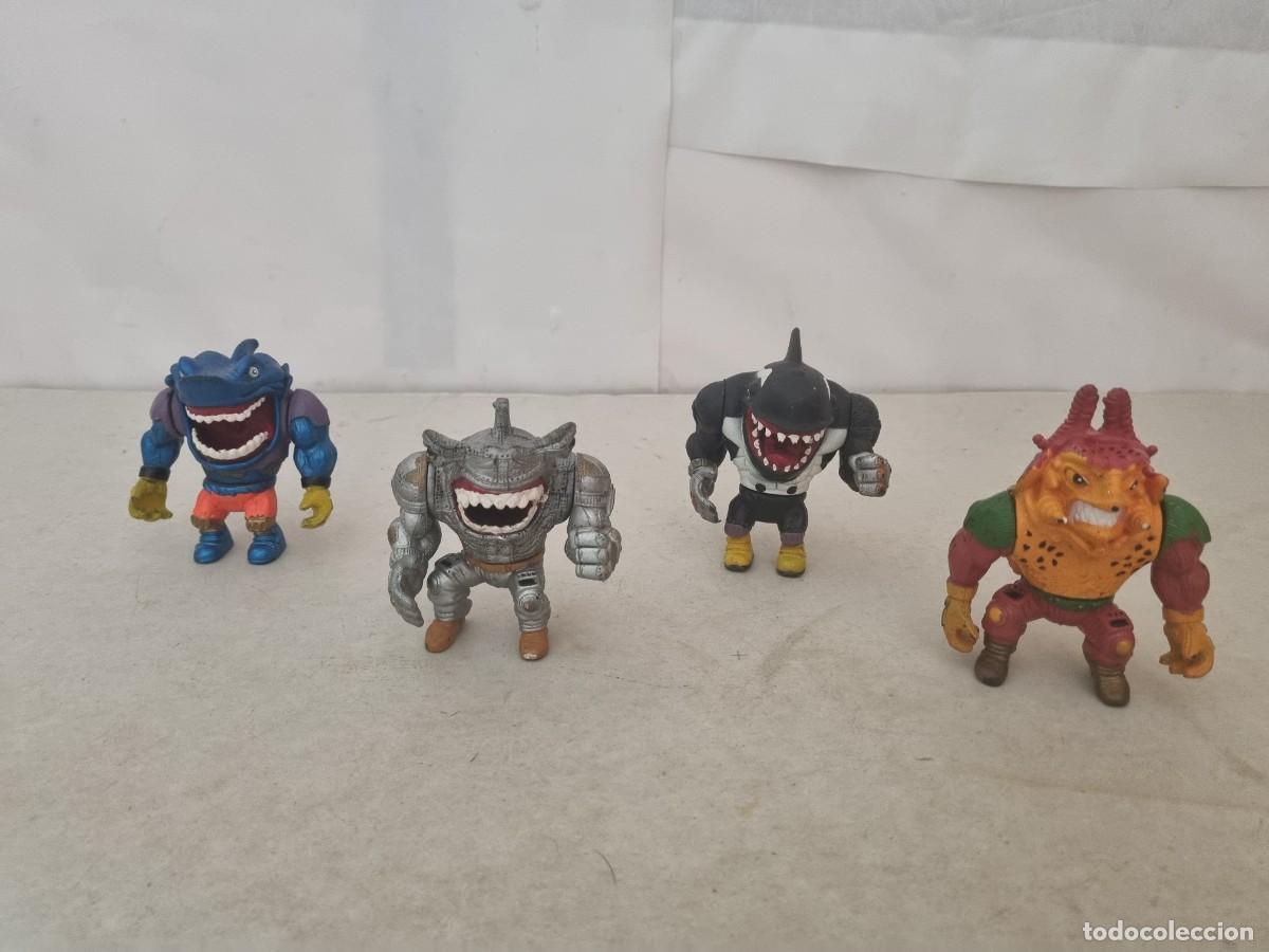 Figuras de acci&oacute;n: Lote de 4 figuras Street shark