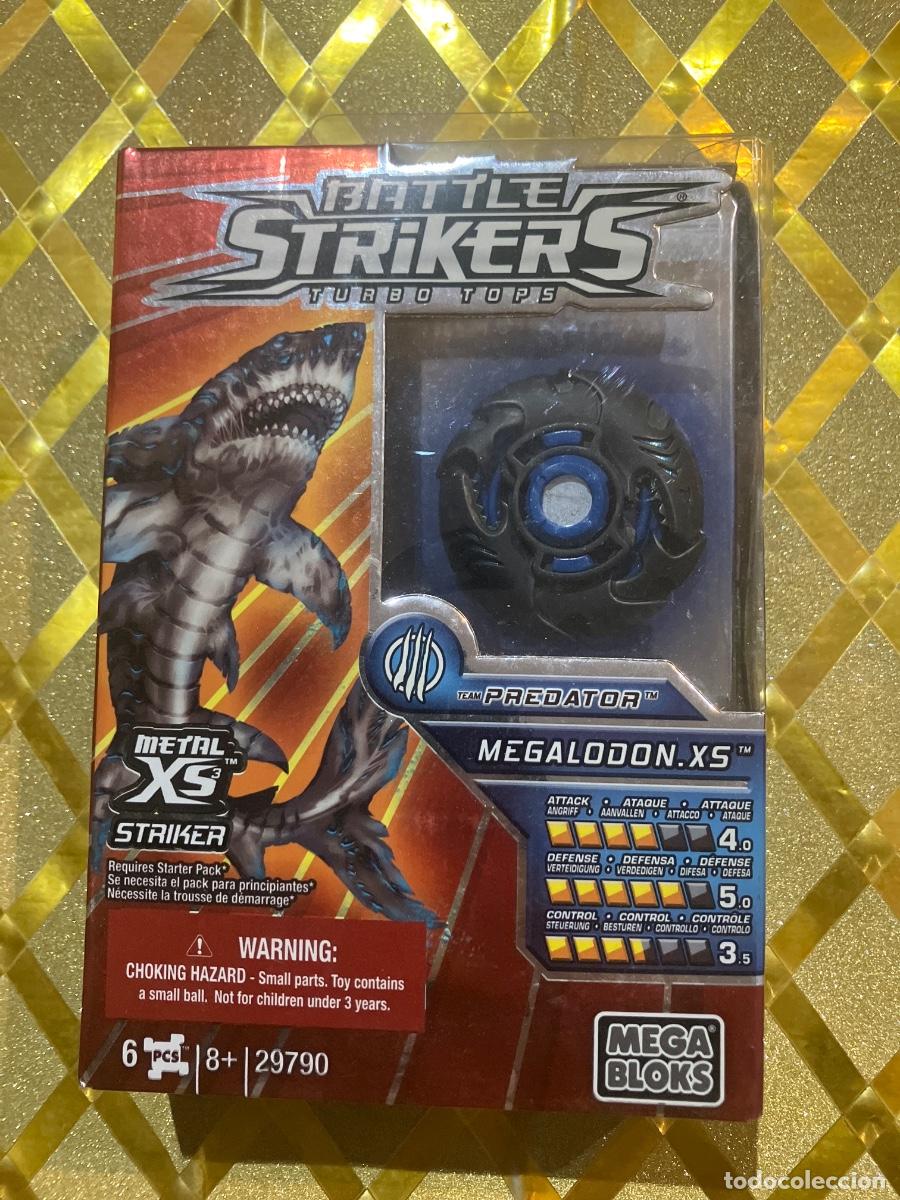 Figuras de acci&oacute;n: FIGURA MEGALODON JUEGO BATTLE STRIKERS MEGABLOKS !