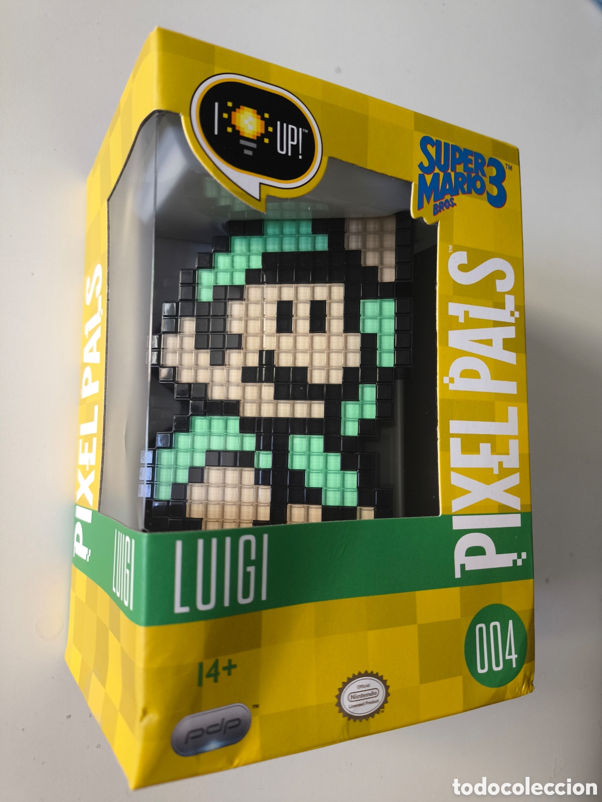 Figuras de acci&oacute;n: Figura pixel pals Luigi super Mario Bros 3 Nintendo
