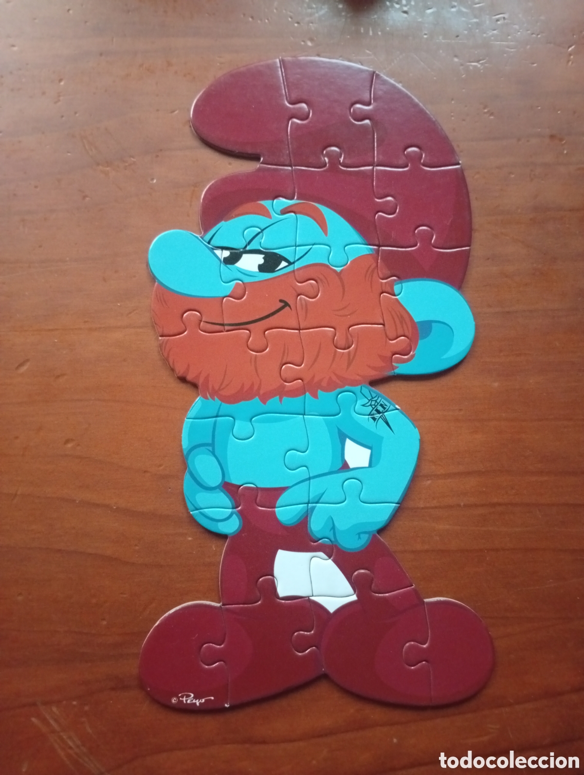Figuras de acci&oacute;n: FIGURA PUZZLE PROMOCIONAL MCDONALD'S MCDONALDS HAPPY MEAL PITUFOS PITUFO SMURF