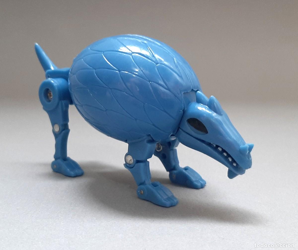 Figuras de acci&oacute;n: Dinosaurio perro monstruo azul Huevox huevo transformable promocional Phoskitos