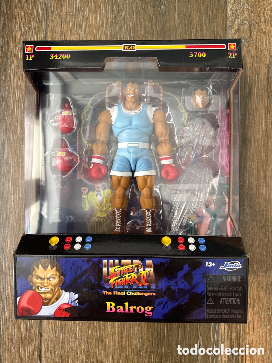 Figuras de acci&oacute;n: Figura Balrog Ultra Street Fighter II The Final Challengers Jada Toys