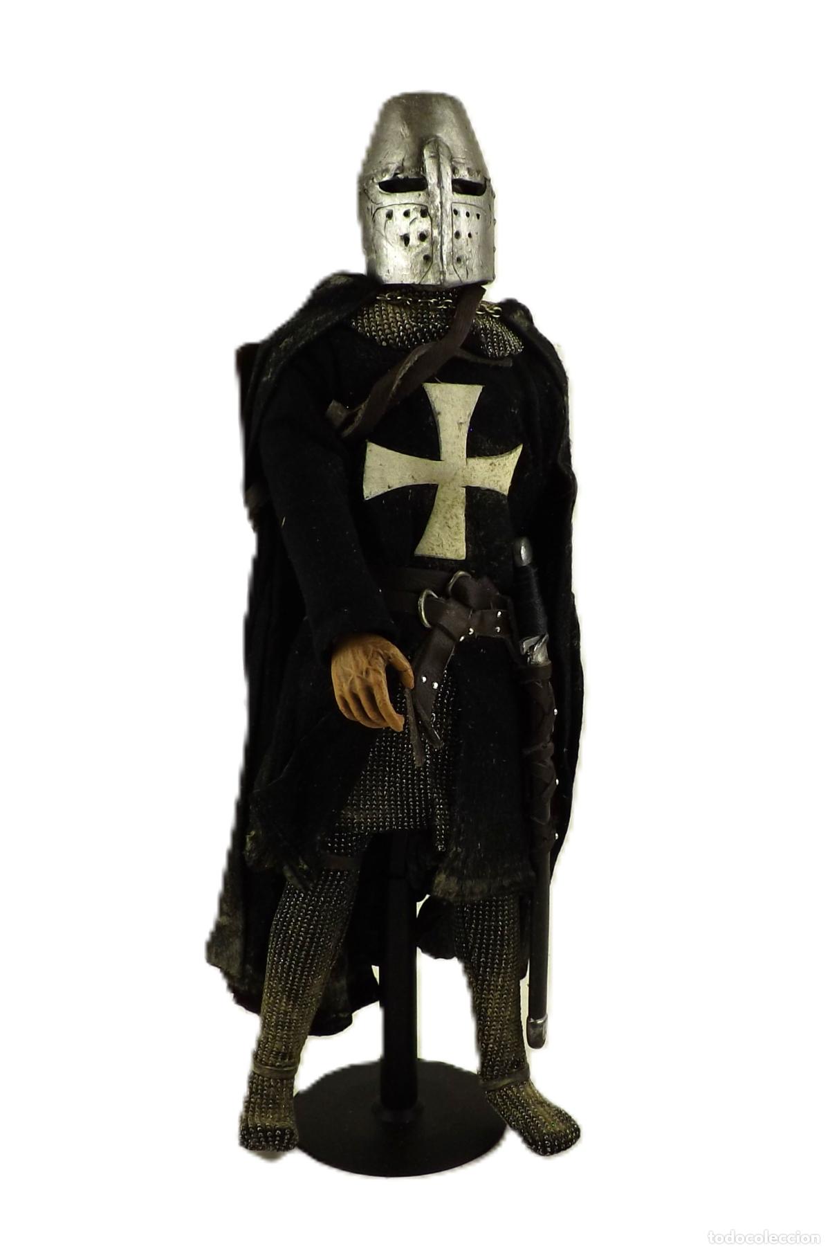 Figuras de acci&oacute;n: Figura de acci&oacute;n tipo Dragon Models Esc 1:6 Caballero Hospitalario o Caballero Templario Negro