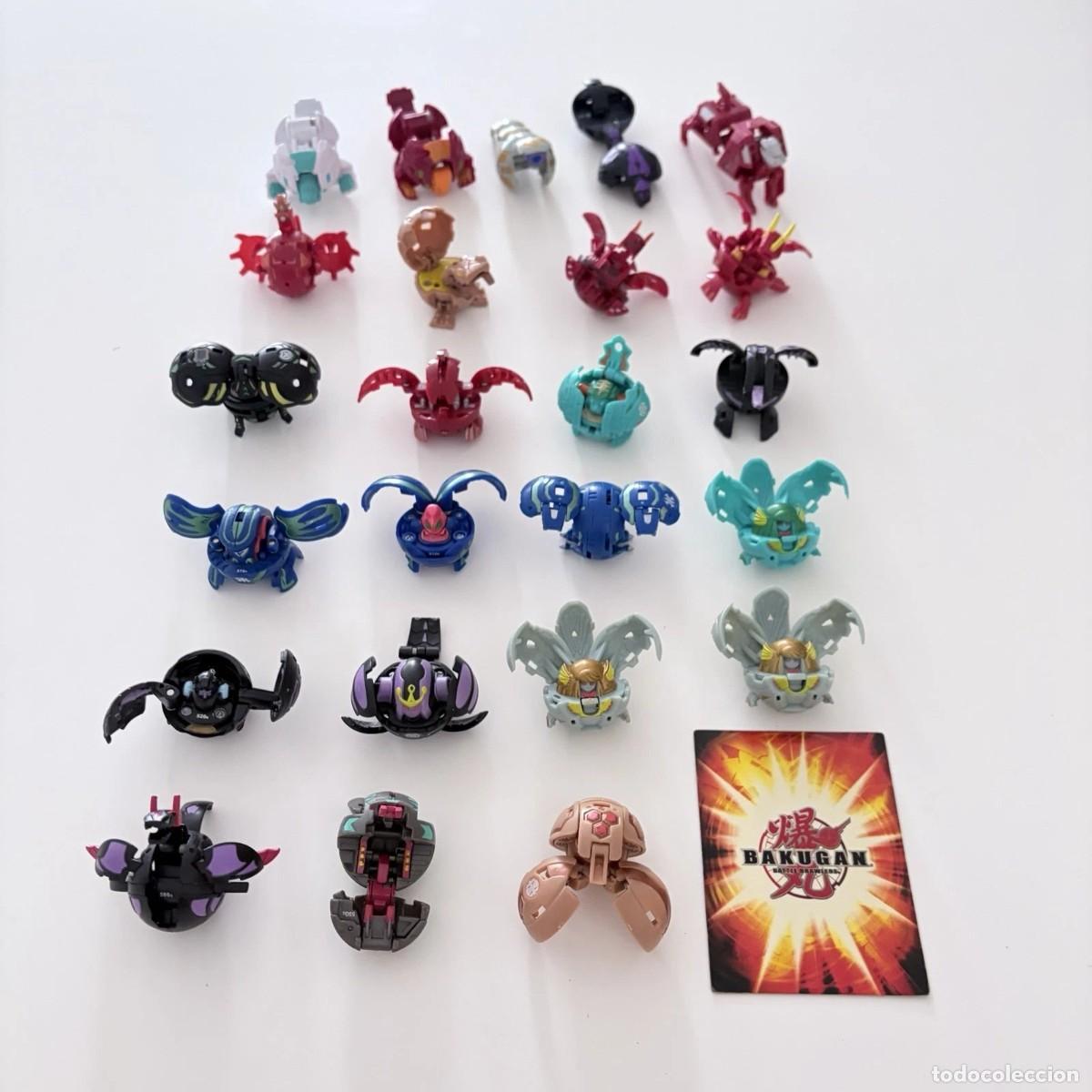 Figuras de acci&oacute;n: Lote de 24 Bakugan Battle Brawlers Originales Primera Generaci&oacute;n Aut&eacute;nticos Vintage A&ntilde;os 2010