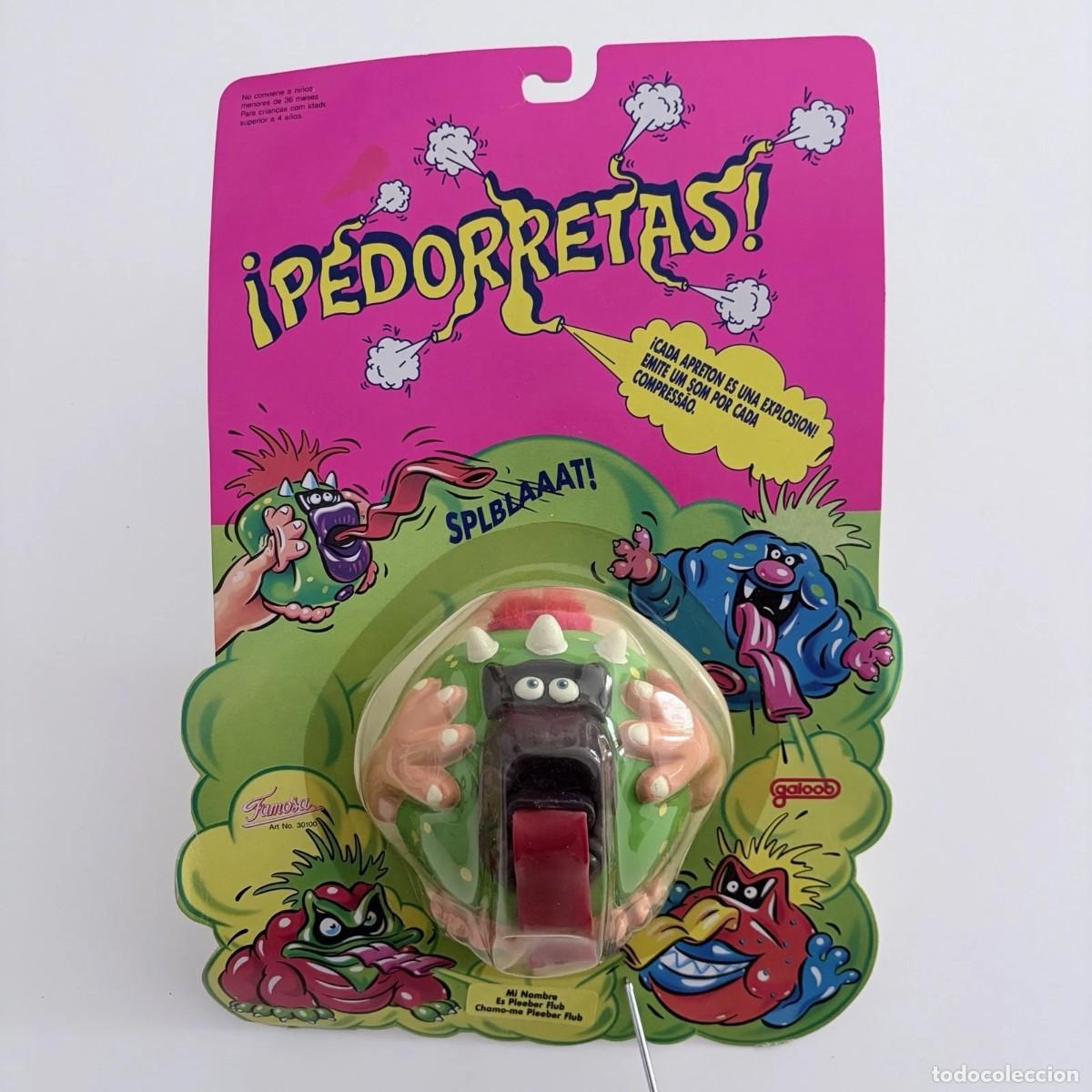 Figuras de acci&oacute;n: Pedorretas Zibbers Pleeber Flub Galoob 1992 Famosa Carded New Spain RAZZ BLASTER