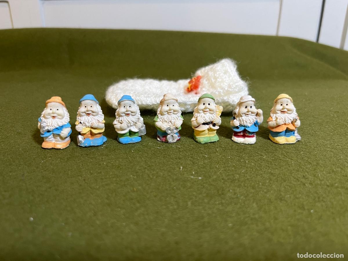 Figure di azione: Lote completo 7 Enanitos Blancanieves figuras vintage miniaturas resina Disney estilo cl&aacute;sico