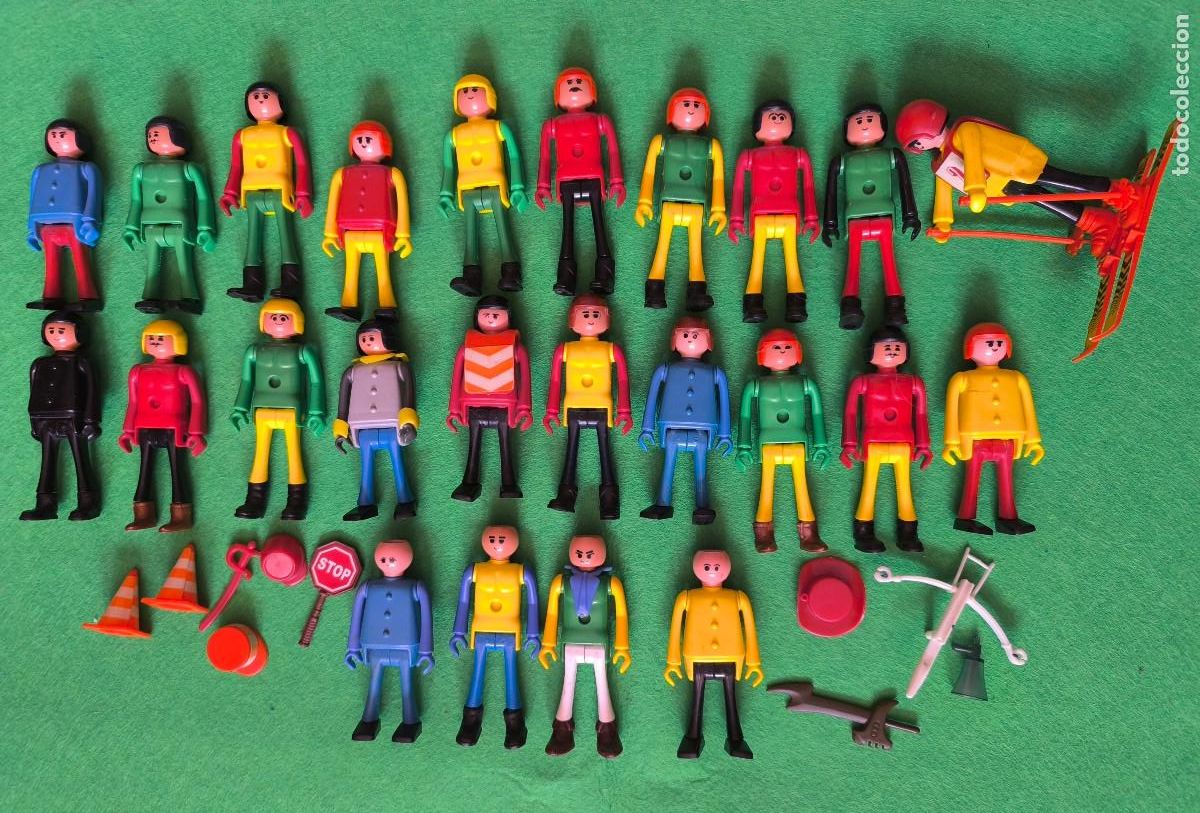 Figuras de acci&oacute;n: OFERTA LOTAZO Playbig Play Big cefa boys a&ntilde;os 70 24 figuras y complementos
