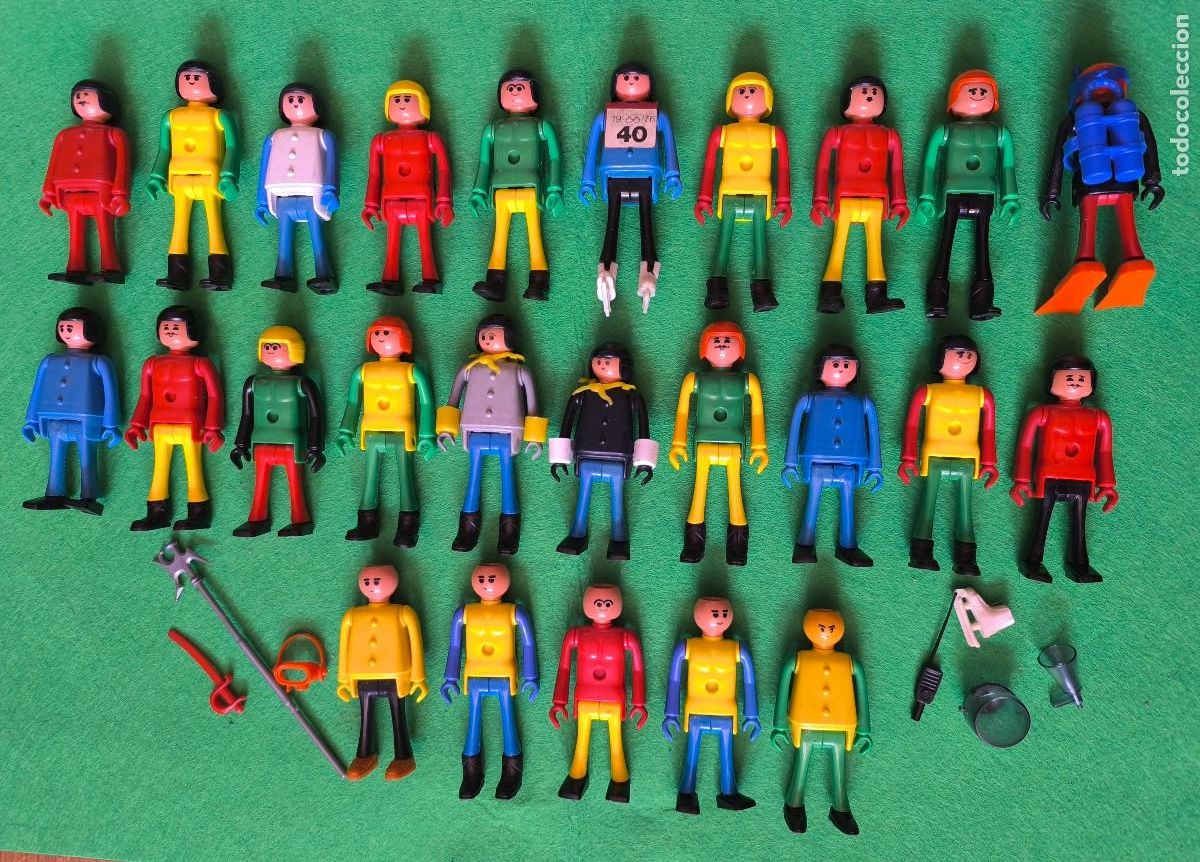 Figuras de acci&oacute;n: OFERTA LOTAZO Playbig Play Big cefa boys a&ntilde;os 70 25 figuras y complementos