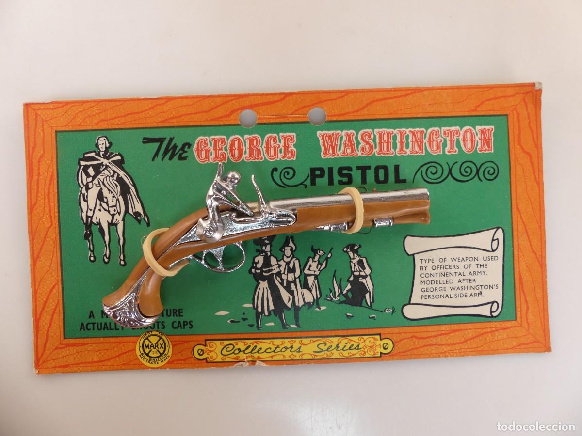 Actionfiguren: Pistola George Washington - Pistola de juguete en miniatura Marx