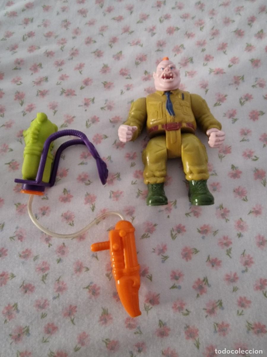 Figuras de acci&oacute;n: Lote 2776. Figura Mister virus con mochila, de Capit&aacute;n Planeta