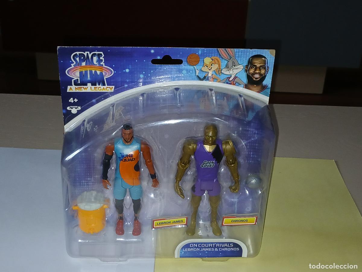 Figurines d'action: Figura acci&oacute;n. Space Jam a new legacy, on court rivals (Lebron James vs Chronos), en blister