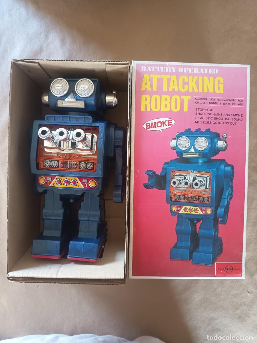 Figure di azione: ROBOT JAPONES ATTACKING ,( SMOKE)