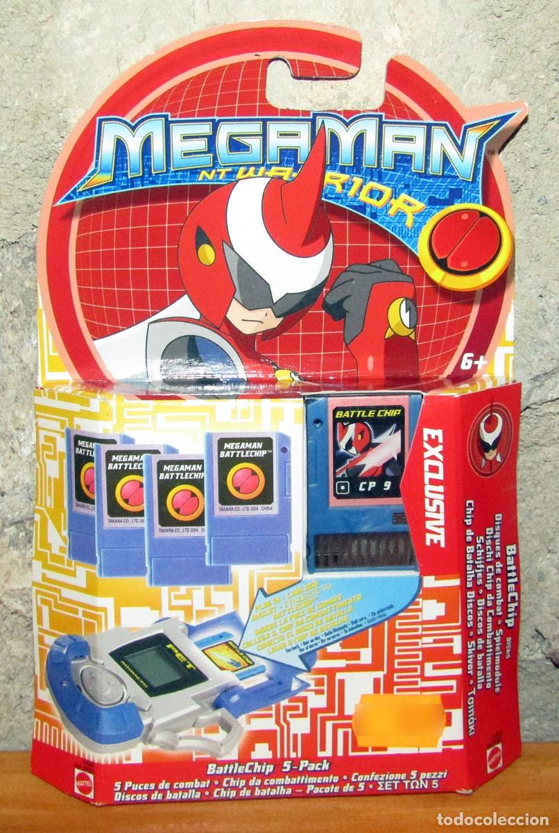 Figuras de acci&oacute;n: MEGAMAN NT WARRIOR - DISCOS DE COMBATE - MATTEL - BLISTER NUEVO, NUNCA ABIERTO - A ESTRENAR