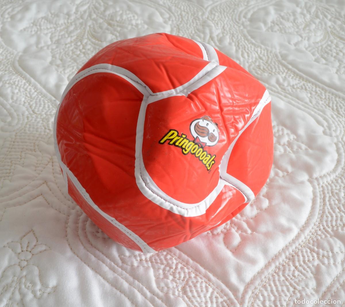 Figuras de acci&oacute;n: Bal&oacute;n de f&uacute;tbol promocional Pringoooals rojo logotipo Pringle